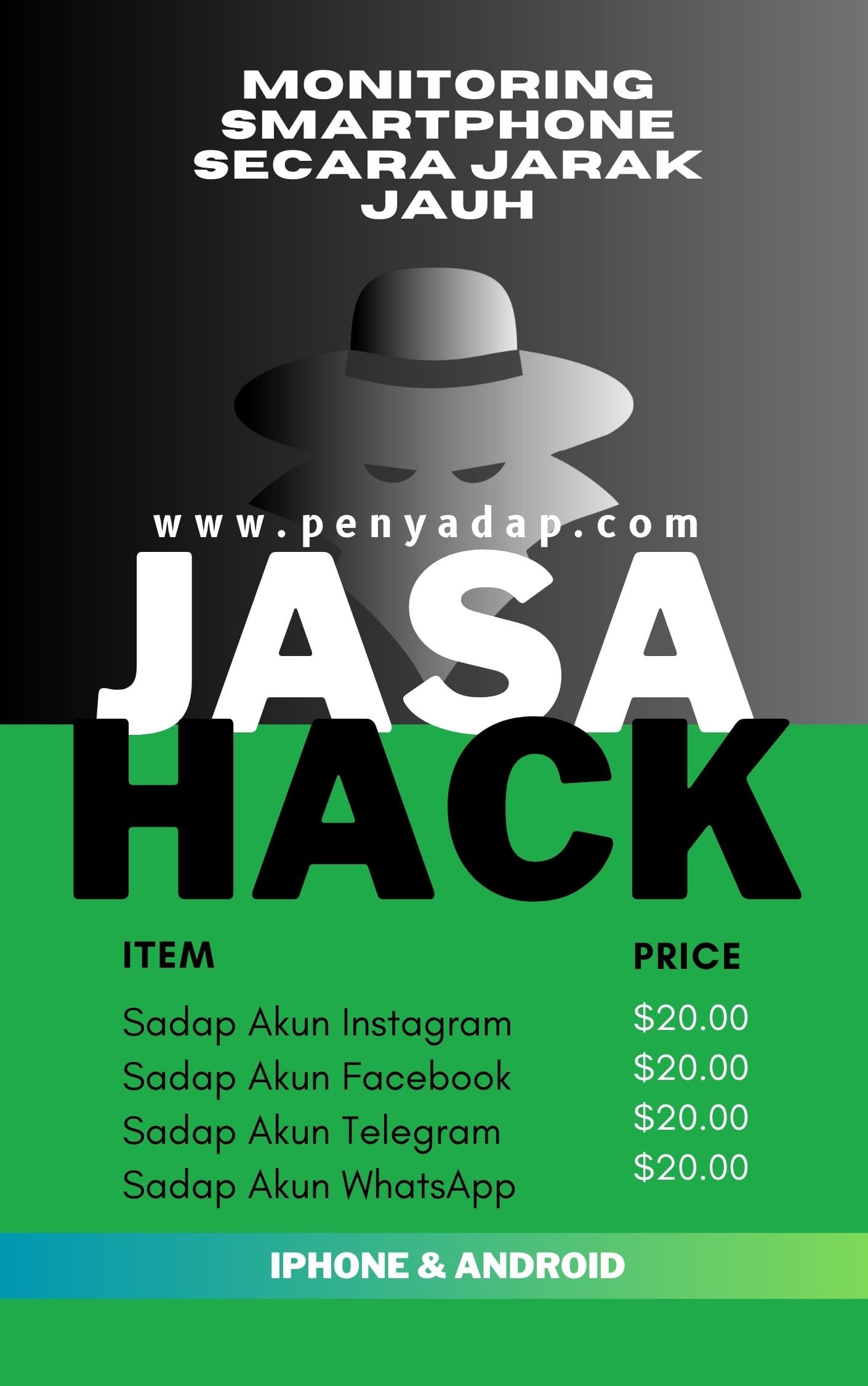 Jasa hack sosial media