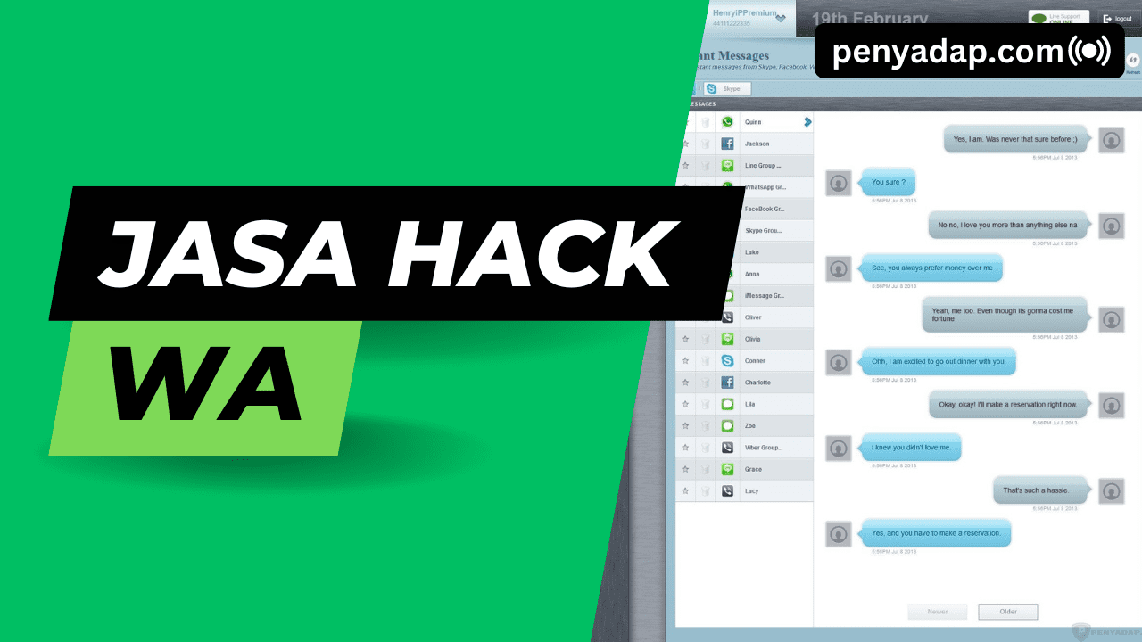 Jasa Hack WA, All Sosmed