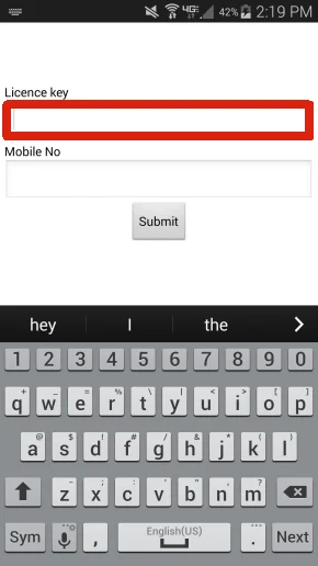 Masukan Licensi Highster-Mobile