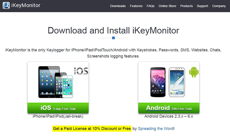 Penyadap Android ikeymonitor