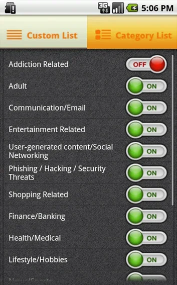 Phonesheriff Setting 4 Android & iPhone