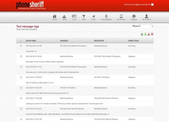 Sadap SMS dan MMS - Phonesheriff