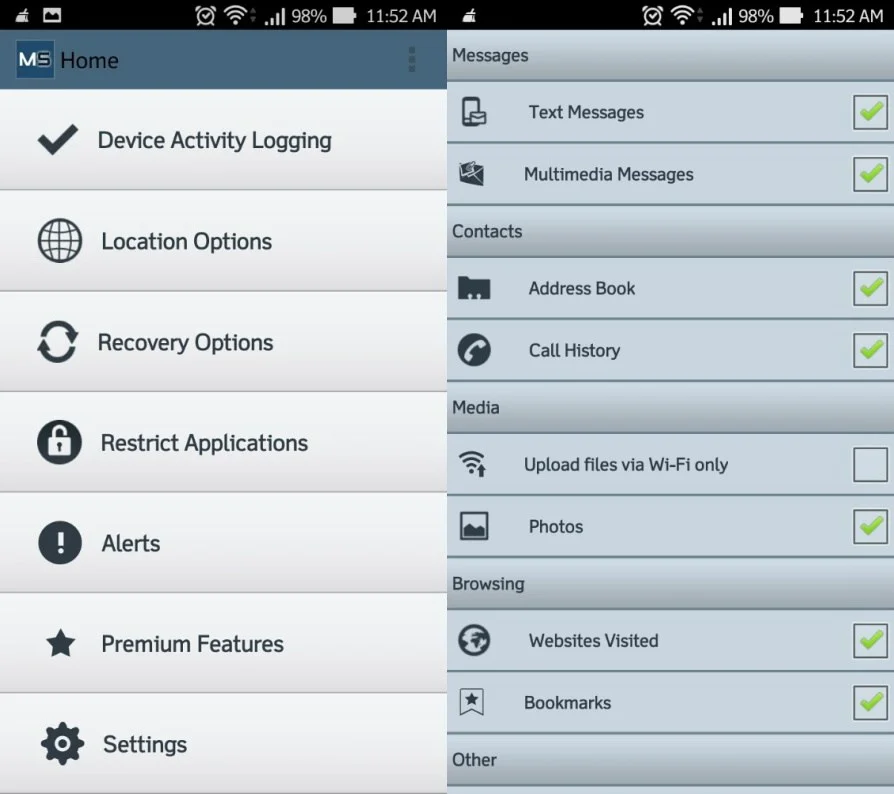 Aplikasi penyadap dengan mode tersembunyi