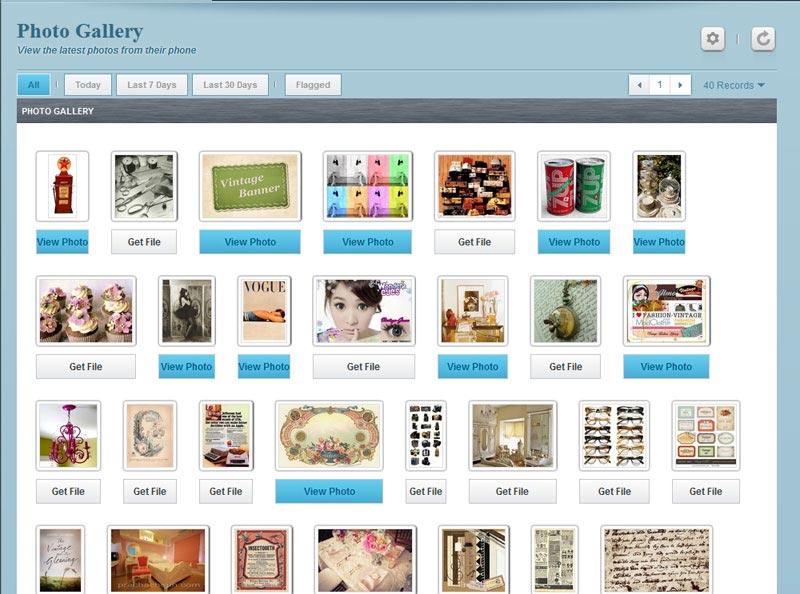 Penyadap file galeri