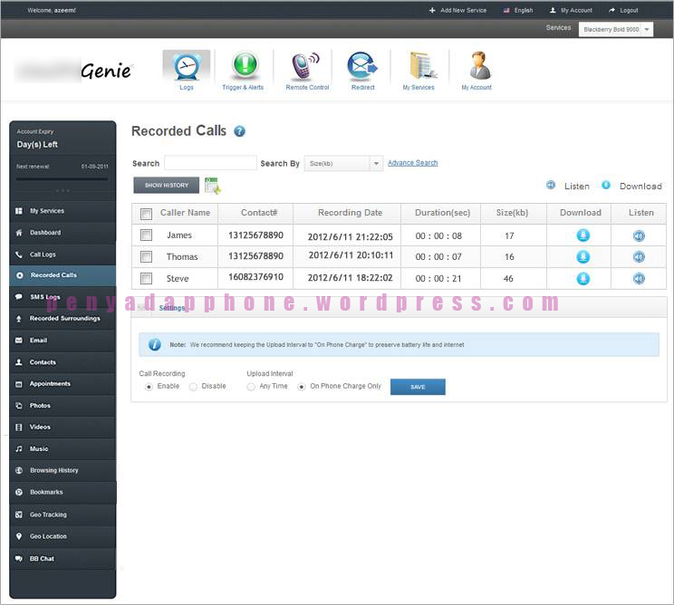 Rekam Panggilan Suara Jarak Jauh