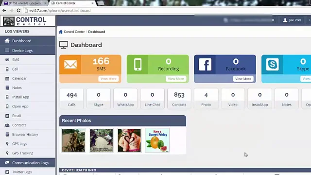 Monitoring Panel Highster Mobile