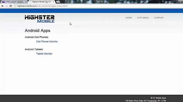 Sesuaikan dengan perangkat Target (Highster Mobile)