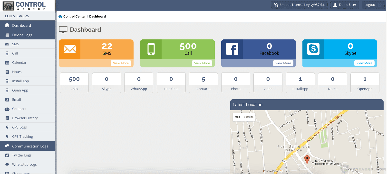 Demo Hasil Sadap Highster Mobile