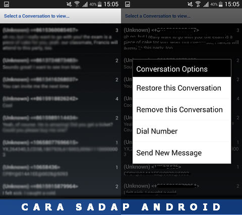 CARA SADAP HP ANDROID