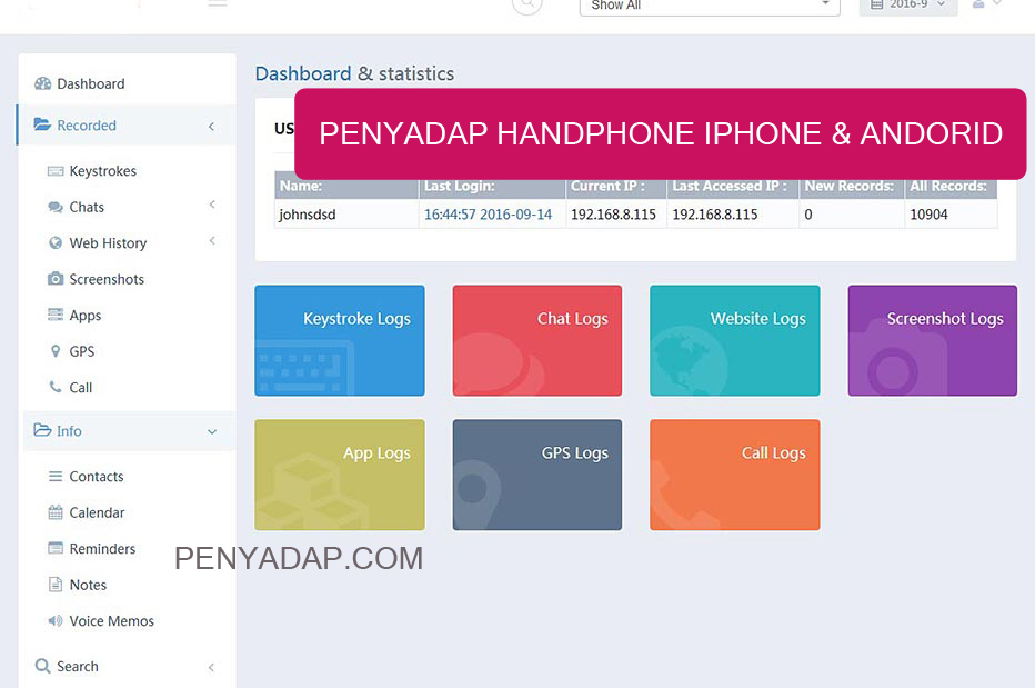 Sadap iPhone dan Android dengan ikeymonitor