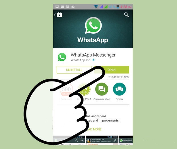 Cara Hack Whatsapp google-play