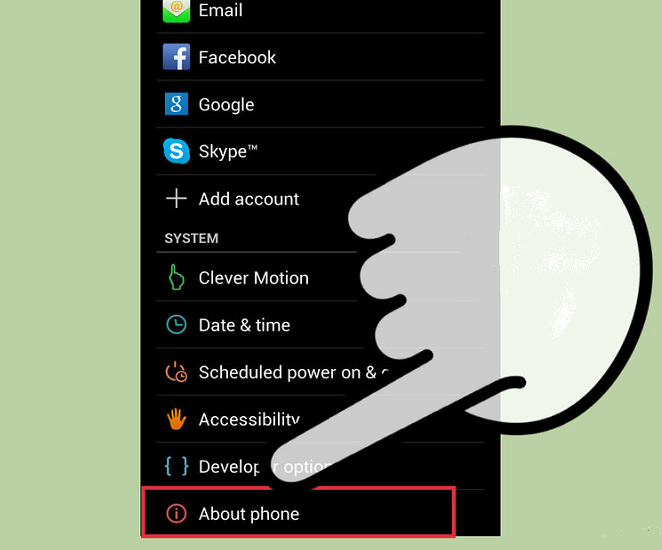 Cek keterangan HP target