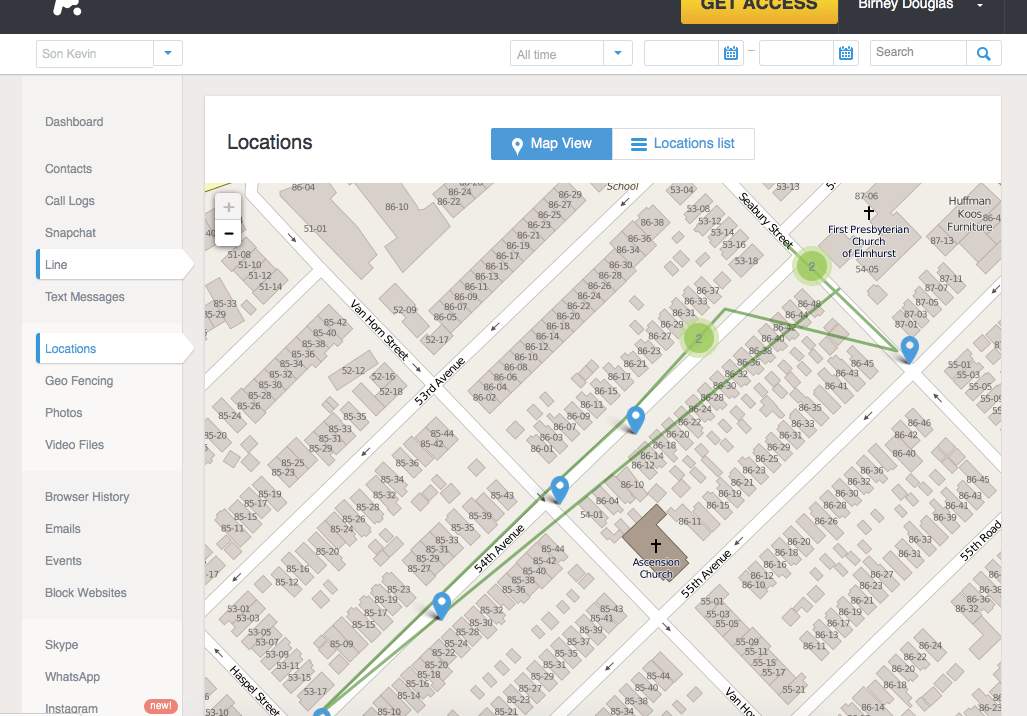 lacak lokasi GPS mspy