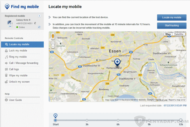 Find My Mobile by SAMSUNG